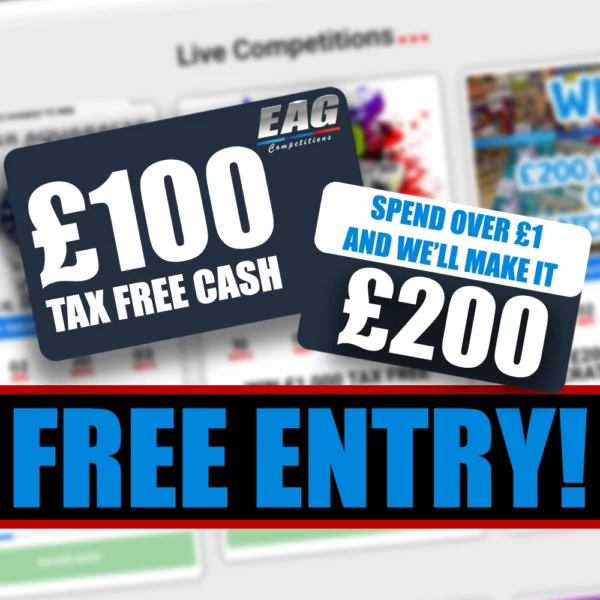 Win £100 For Free - Spend £1, We'll Make It £200!